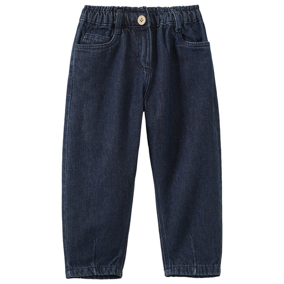 Baby Paperbag-Jeans aus Raw Denim