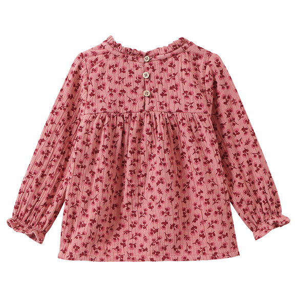 Baby Musselin-Bluse mit Blümchen