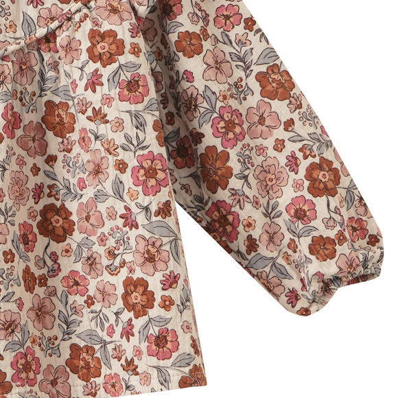 Baby Musselin-Bluse mit Blümchen