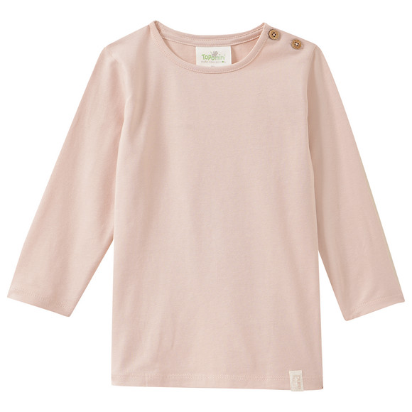 2 Baby Langarmshirts mit Blümchen