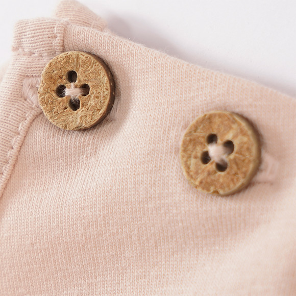 2 Baby Langarmshirts mit Blümchen