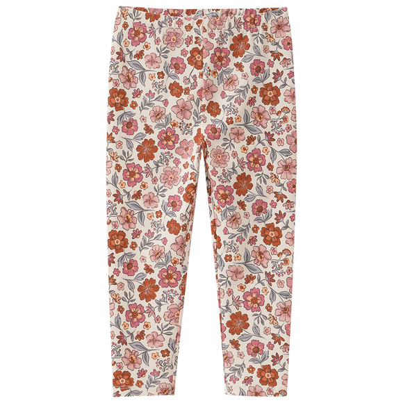 2 Baby Leggings mit Blümchen