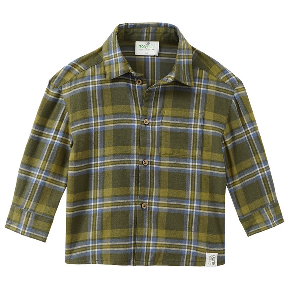 Baby Flanellhemd mit Karo-Muster