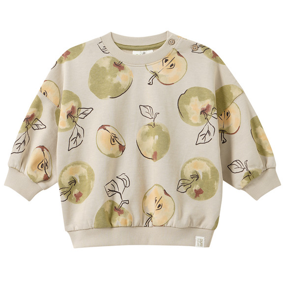 Baby Sweatshirt mit Apfel-Print