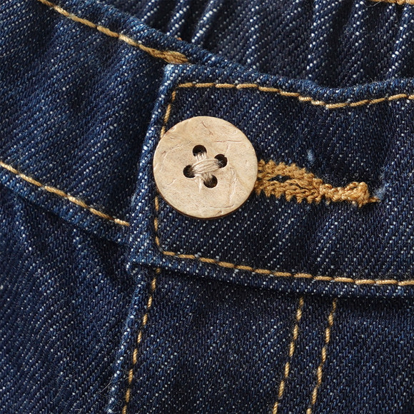 Baby Barrel-Jeans aus Raw Denim