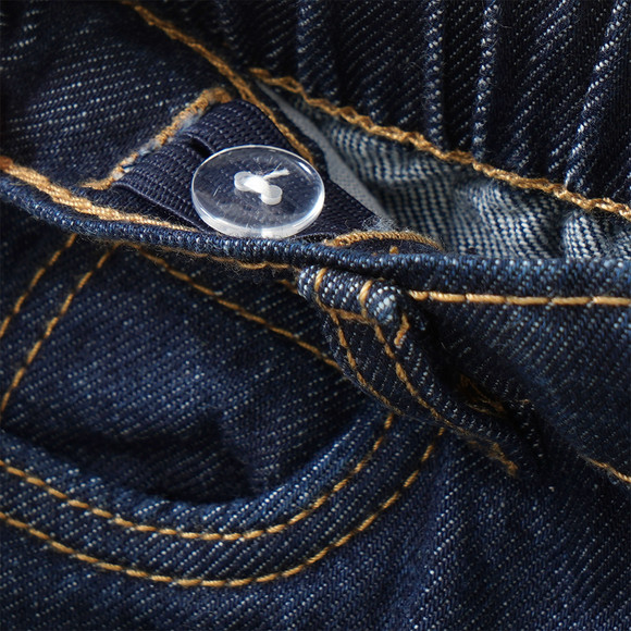 Baby Barrel-Jeans aus Raw Denim