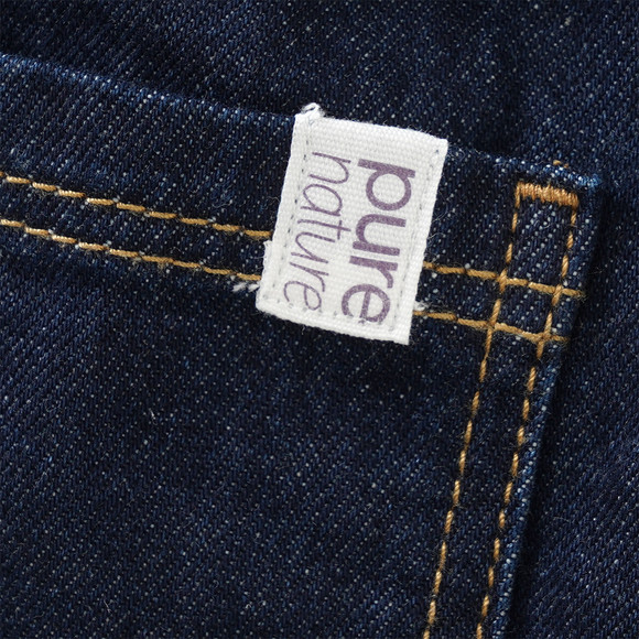 Baby Barrel-Jeans aus Raw Denim