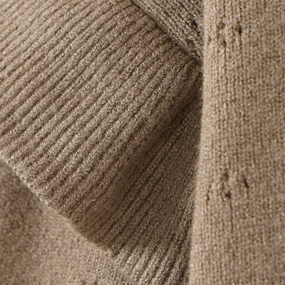 Mädchen Strickpullover mit Ajour-Muster