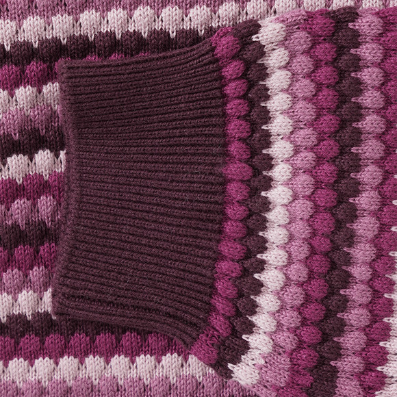 Mädchen Strickpullover mit Allover-Muster
