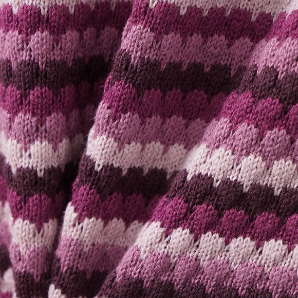 Mädchen Strickpullover mit Allover-Muster