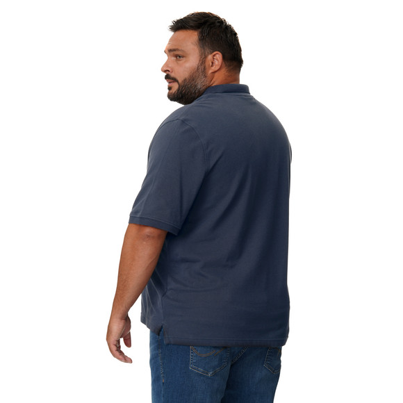 Herenpoloshirt met piqué-structuur