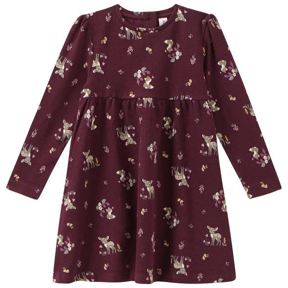 Mädchen Kleid mit Allover-Print