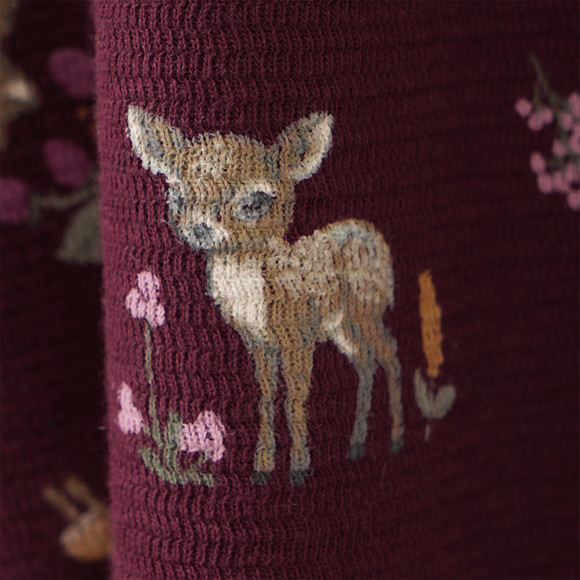 Mädchen Kleid mit Allover-Print