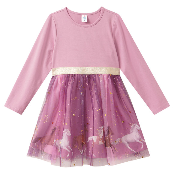 Mädchen Kleid mit Tüll