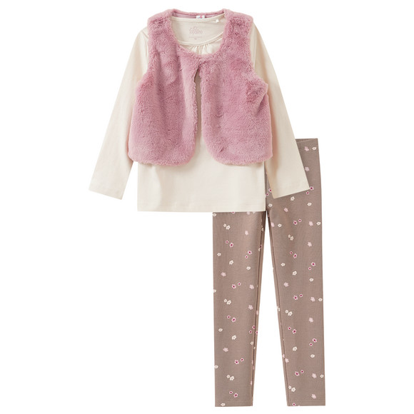 Mädchen Set mit Shirt, Weste und Leggings
