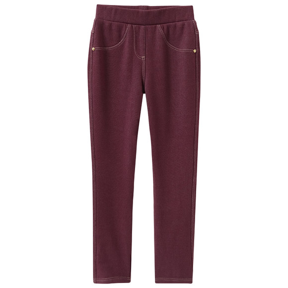 Mädchen Thermo-Leggings unifarben
