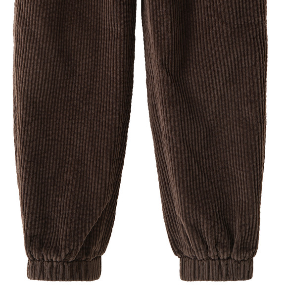 Mädchen Thermo-Cordhose mit Paperbag-Bund