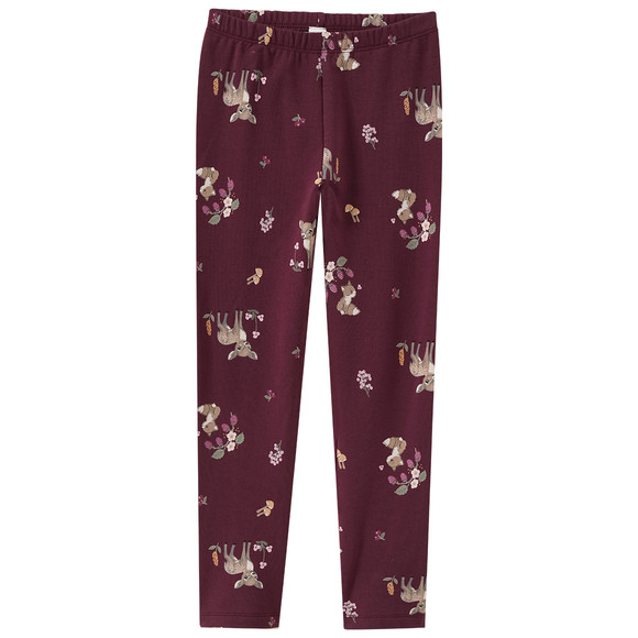 Mädchen Sweatleggings mit Allover-Print