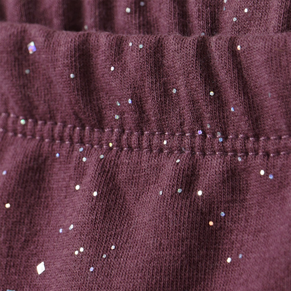 Mädchen Sweatleggings mit Glitzer-Print