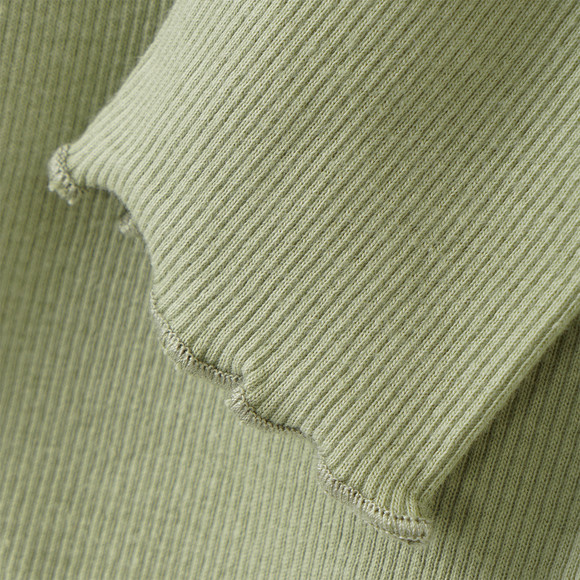 Mädchen Langarmshirt mit Rippstruktur