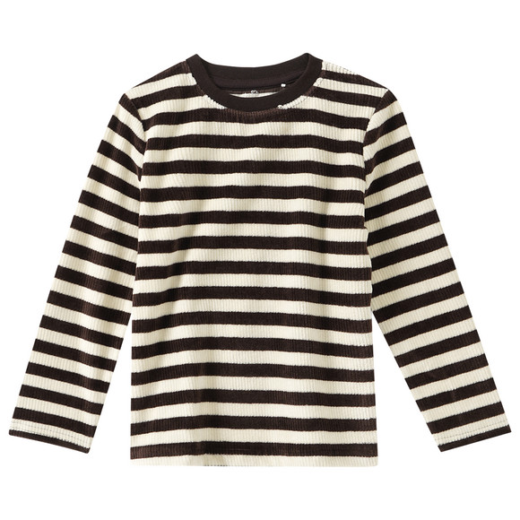 Jungen Langarmshirt mit Rippstruktur