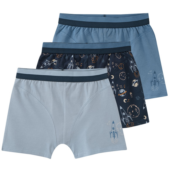 3 Jungen Boxer in verschiedenen Farben