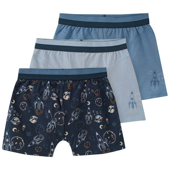 3 Jungen Boxer in verschiedenen Farben