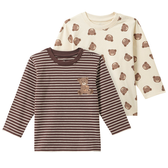 2 Baby Langarmshirts im Set
