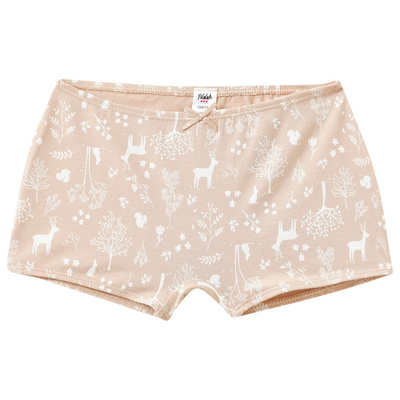 3 Mädchen Pantys mit Waldtier-Motiven
