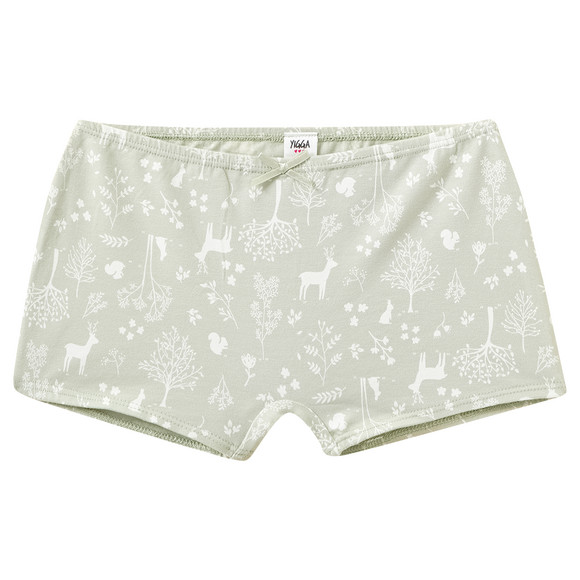 3 Mädchen Pantys mit Waldtier-Motiven