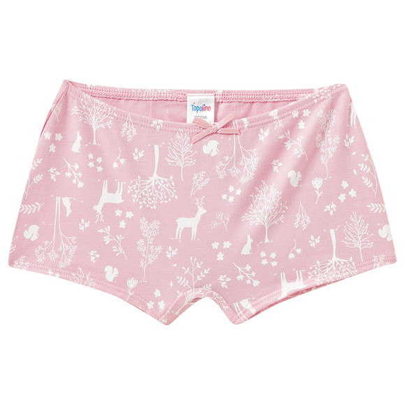 3 Mädchen Pantys mit Waldtier-Motiven