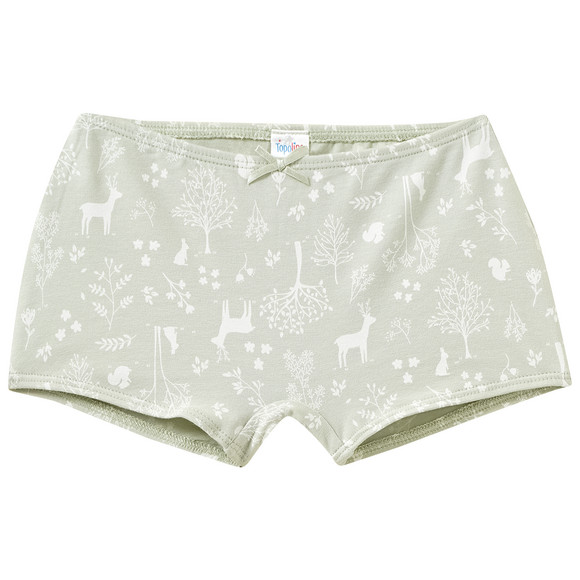3 Mädchen Pantys mit Waldtier-Motiven