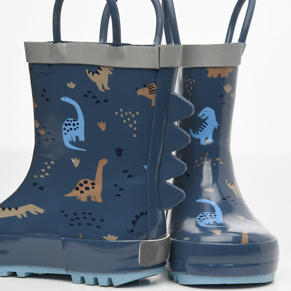 Jungen Gummistiefel mit Dino-Motiven