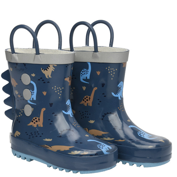 Jungen Gummistiefel mit Dino-Motiven