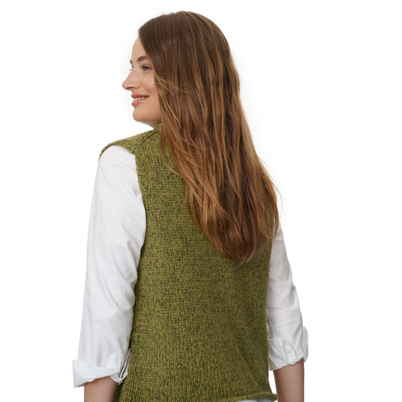 Damen Pullunder mit Rollkragen
