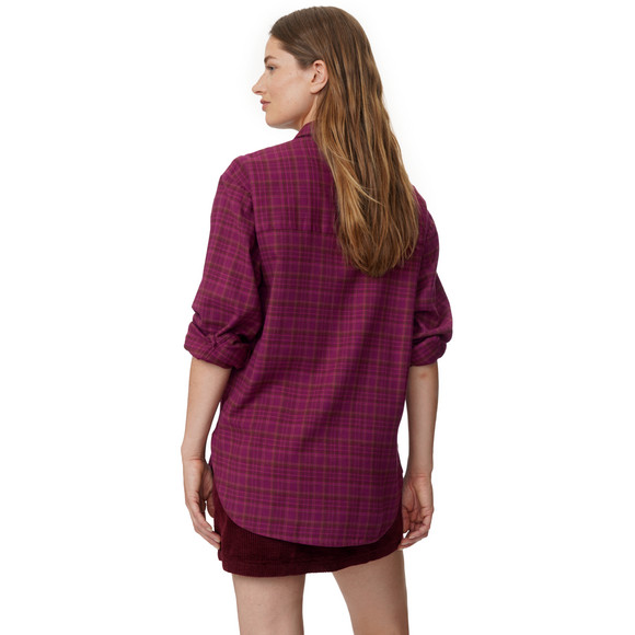 Damen Hemdbluse mit Karo-Muster