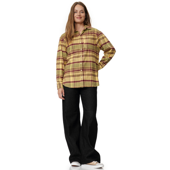 Damesblouse met ruitjespatroon