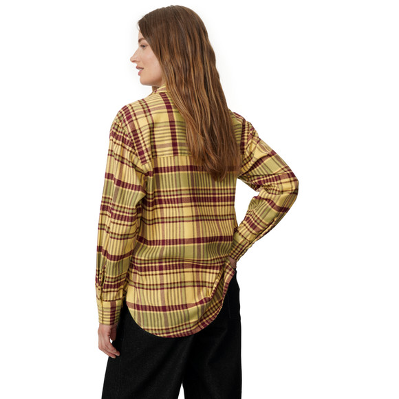 Damesblouse met ruitjespatroon