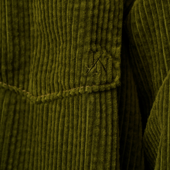 Damesoverhemd van katoen met corduroy-effect