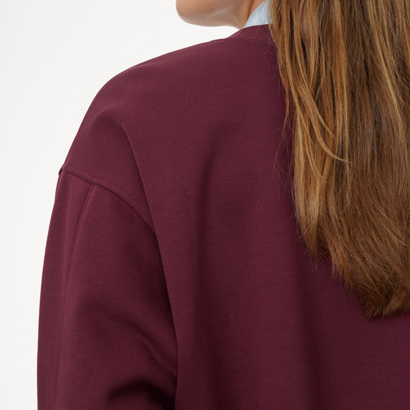 Dames-sweatshirt in effen kleur