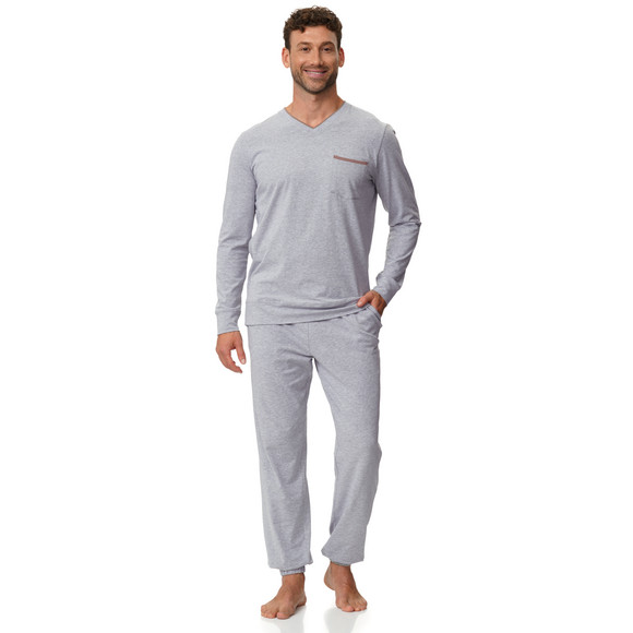 Herren Schlafshirt mit Brusttasche