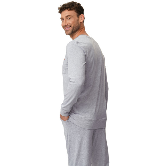 Herren Schlafshirt mit Brusttasche