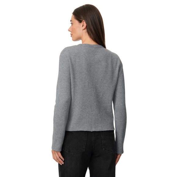Damen Strickjacke mit Herzknöpfen