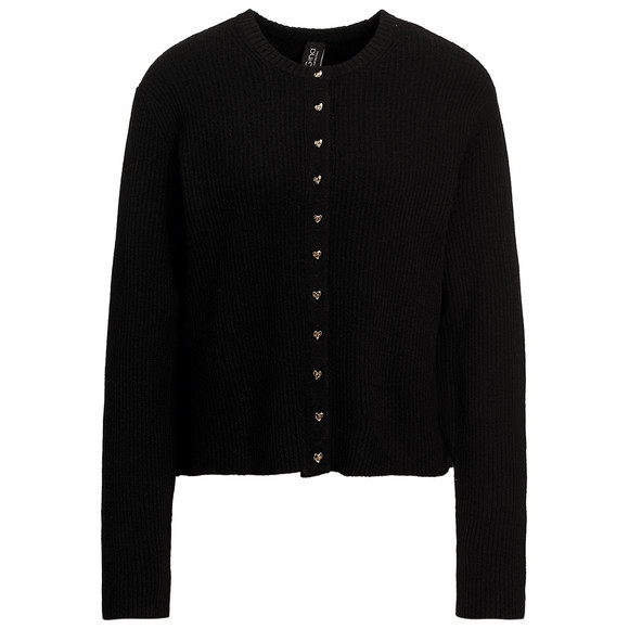 Damen Strickjacke mit Herzknöpfen