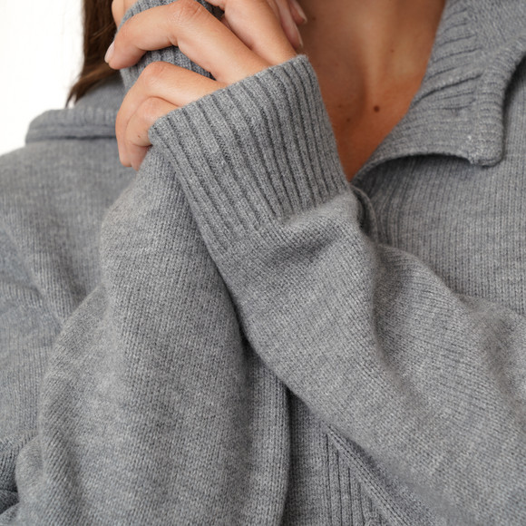 Damen Strickjacke mit Kapuze