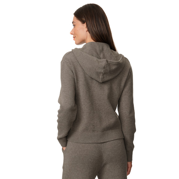 Damen Strickjacke mit Kapuze
