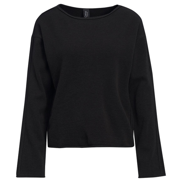 Damen Strickpullover in Unifarben