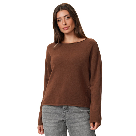 Damen Strickpullover in Unifarben