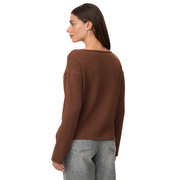 Damen Strickpullover in Unifarben