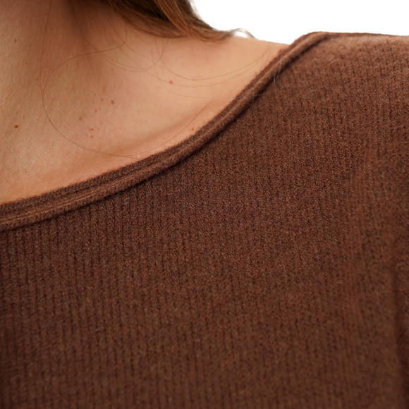 Damen Strickpullover in Unifarben